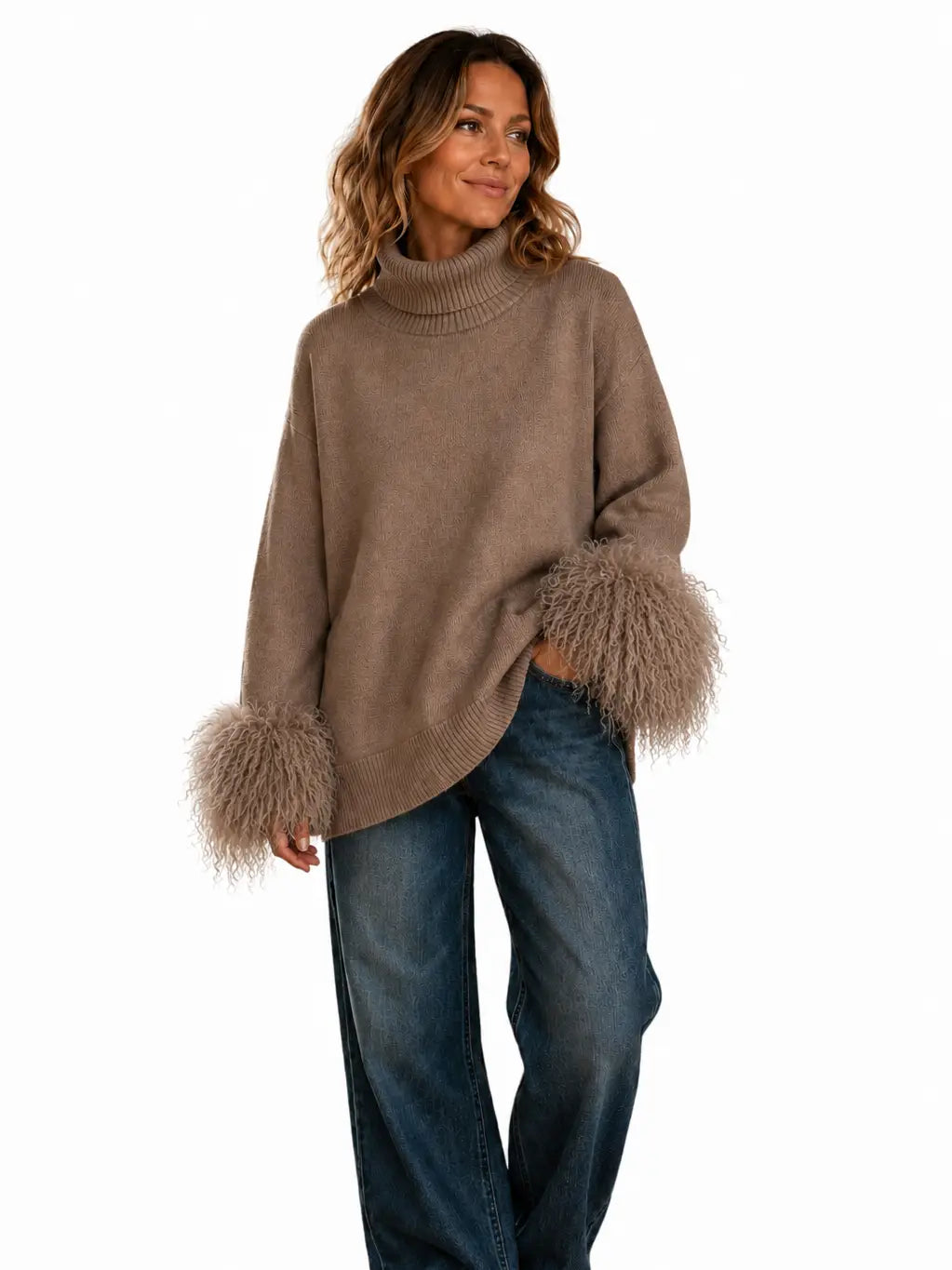 POLLY ROLL NECK KNIT