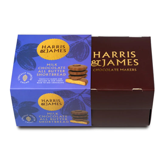 H&J Milk Chocolate All Butter Shortbread Biscuits