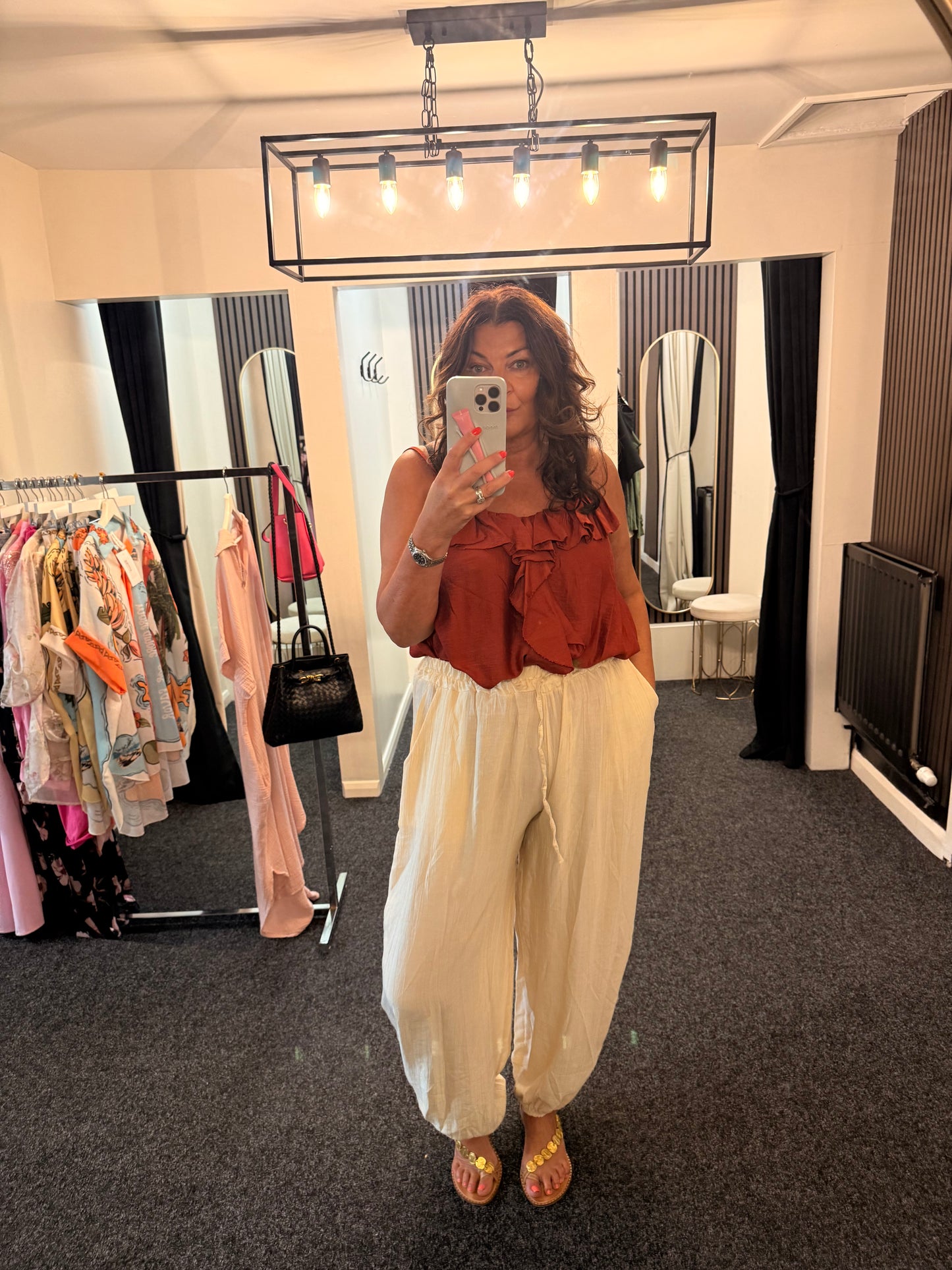 GARDA FRILL TOP
