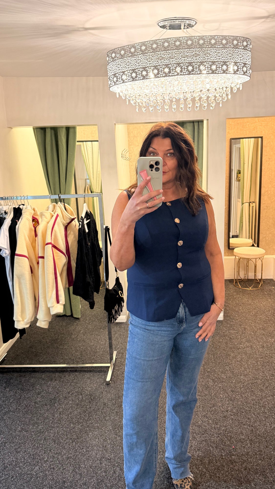 Navy Waistcoat