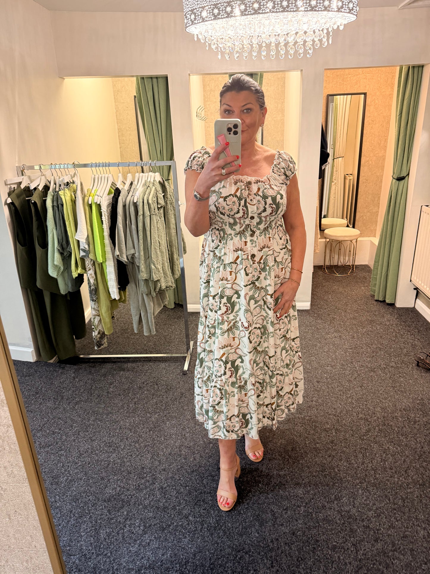 BRIANNA BARDOT DRESS