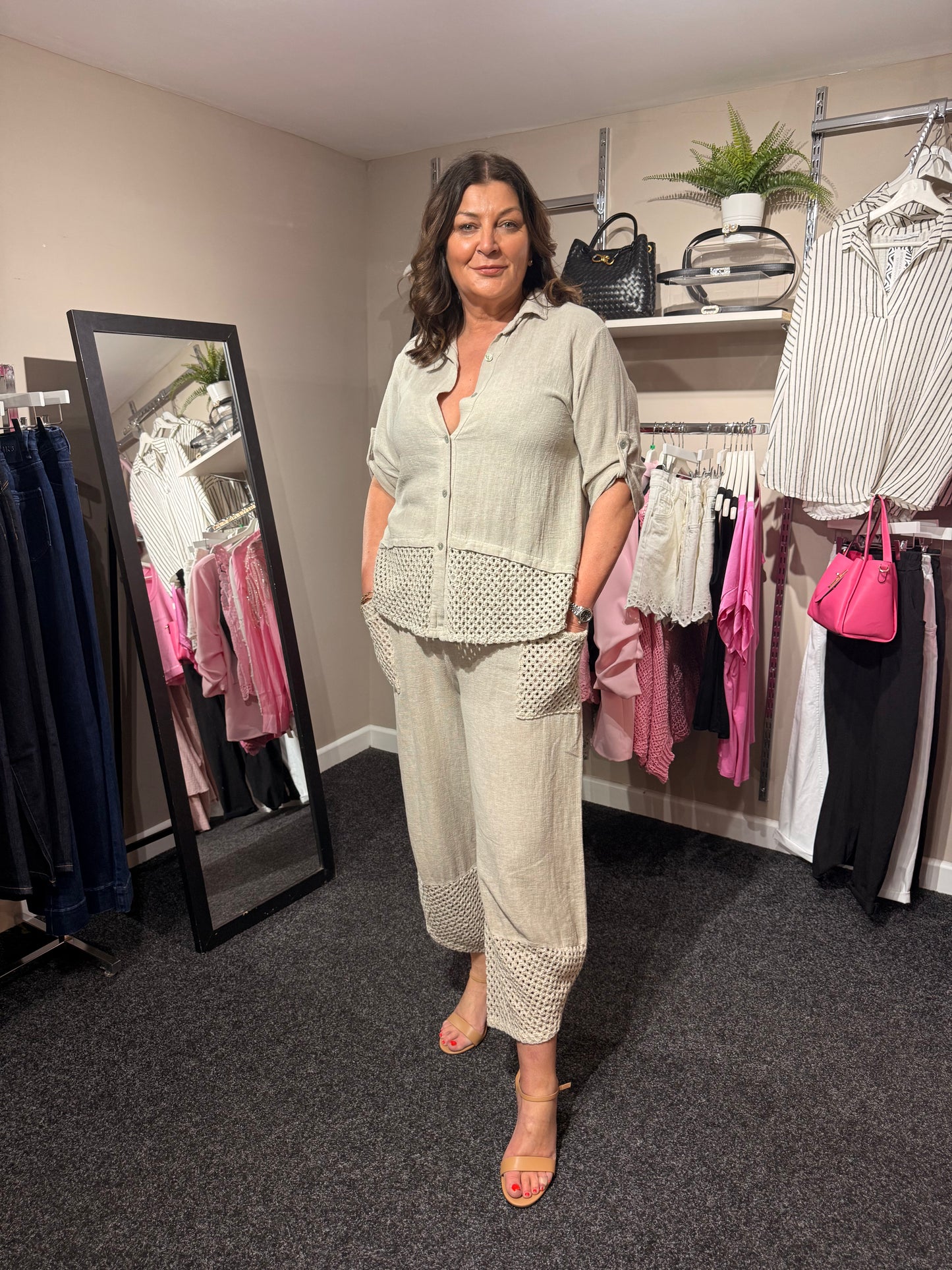 FLORIE MESH TROUSER
