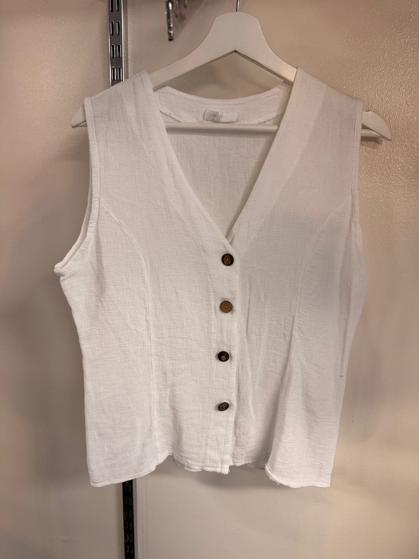 FLORIE BUTTON FRONT WAISTCOAT
