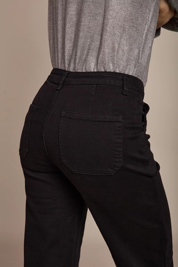 Toxic Black Straight Jean