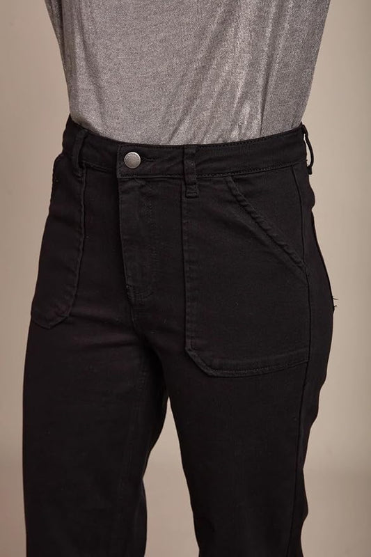 Toxic Black Straight Jean