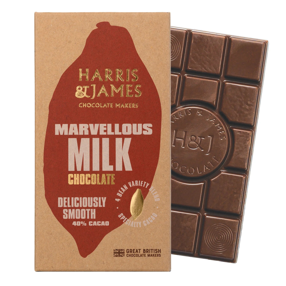 H&J Marvellous Milk Chocolate Bar