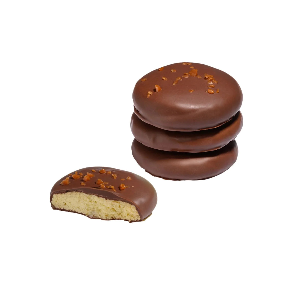H&J Salted Caramel Chocolate All Butter Shortbread Biscuits