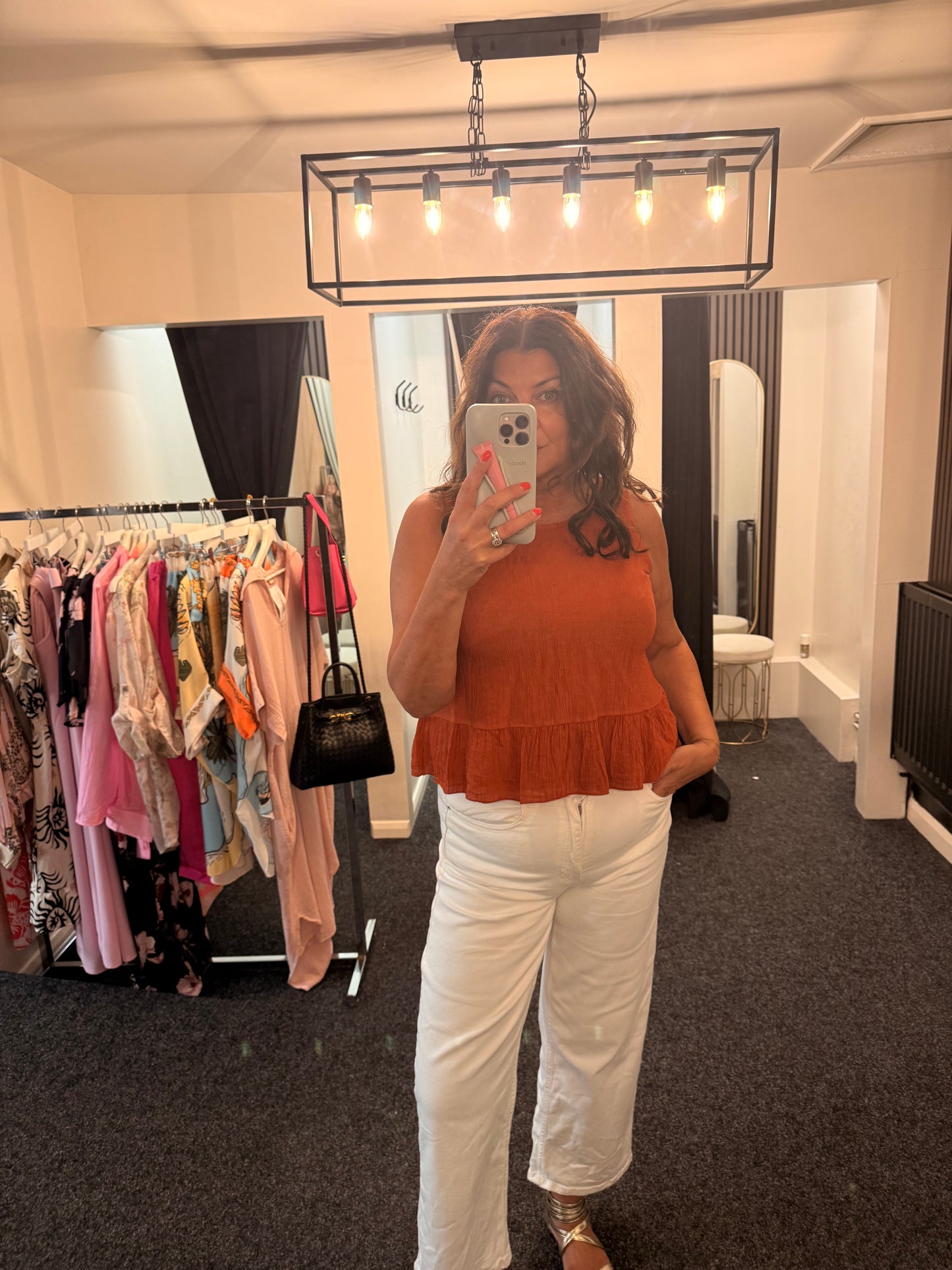 HUDA FRILL BOTTOM VEST