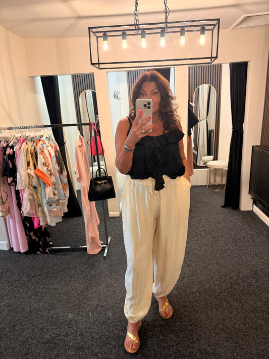 GARDA FRILL TOP