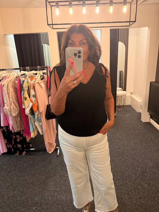 HUDA TIE TOP
