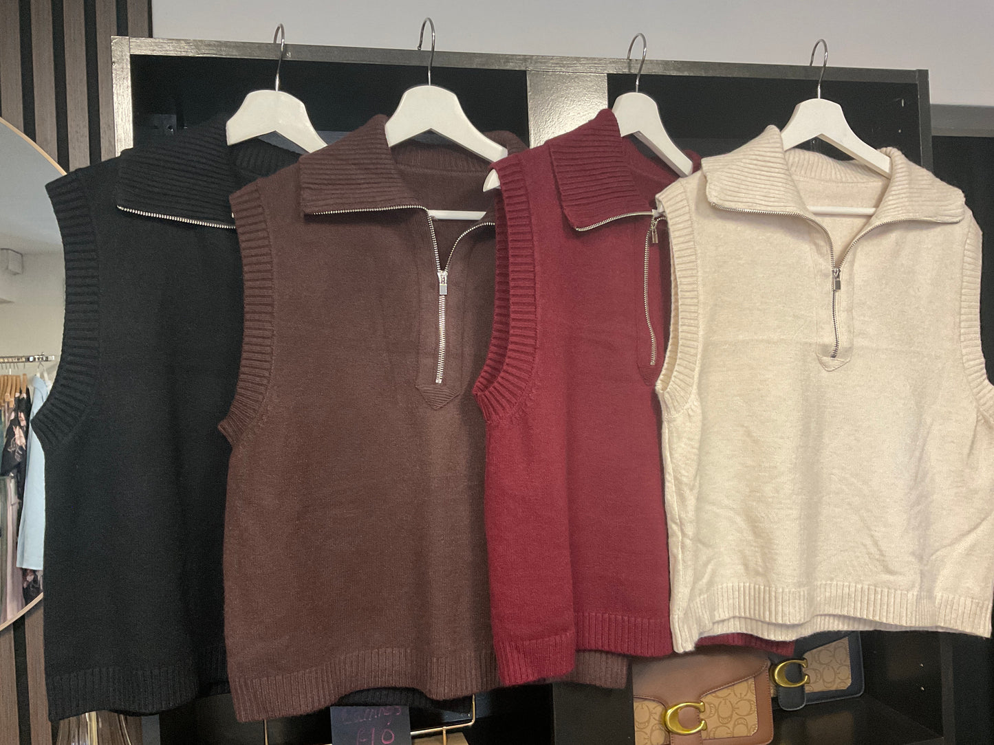 CHANA ZIP KNIT