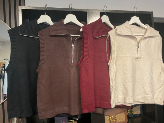 CHANA ZIP KNIT