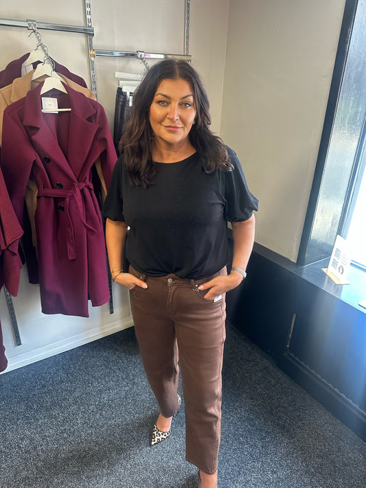5K Balloon Jean - Brown