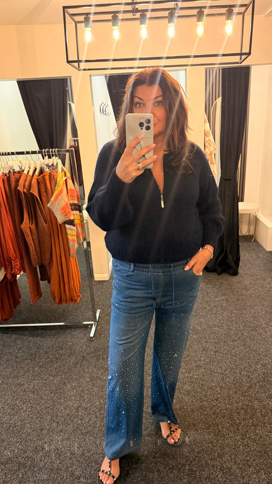 AGATHA ZIP CARDIGAN