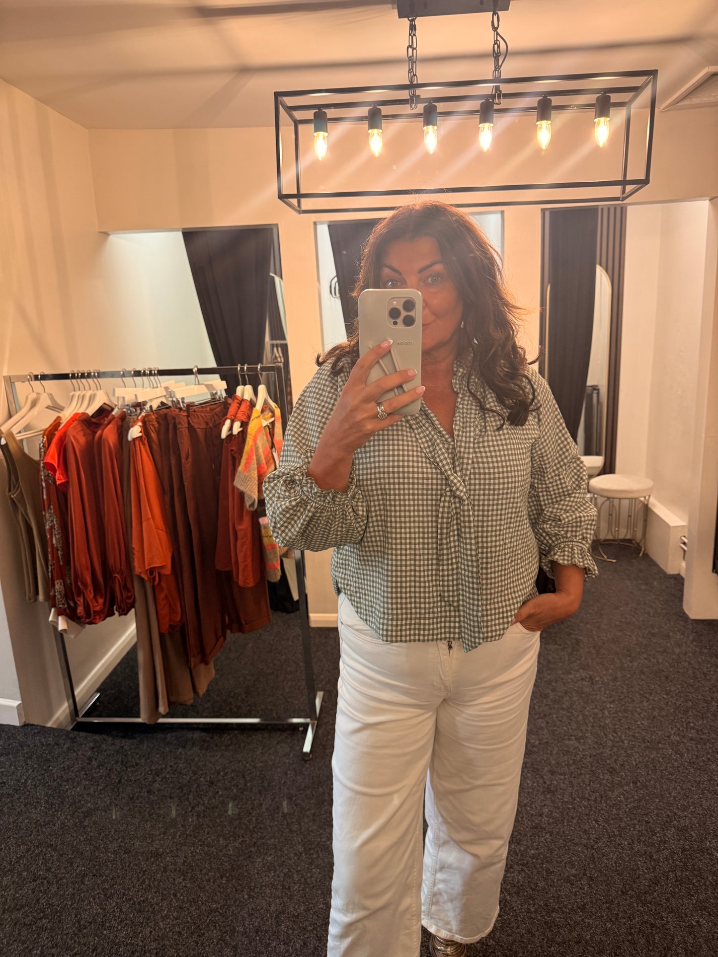 GINA BOW SHIRT