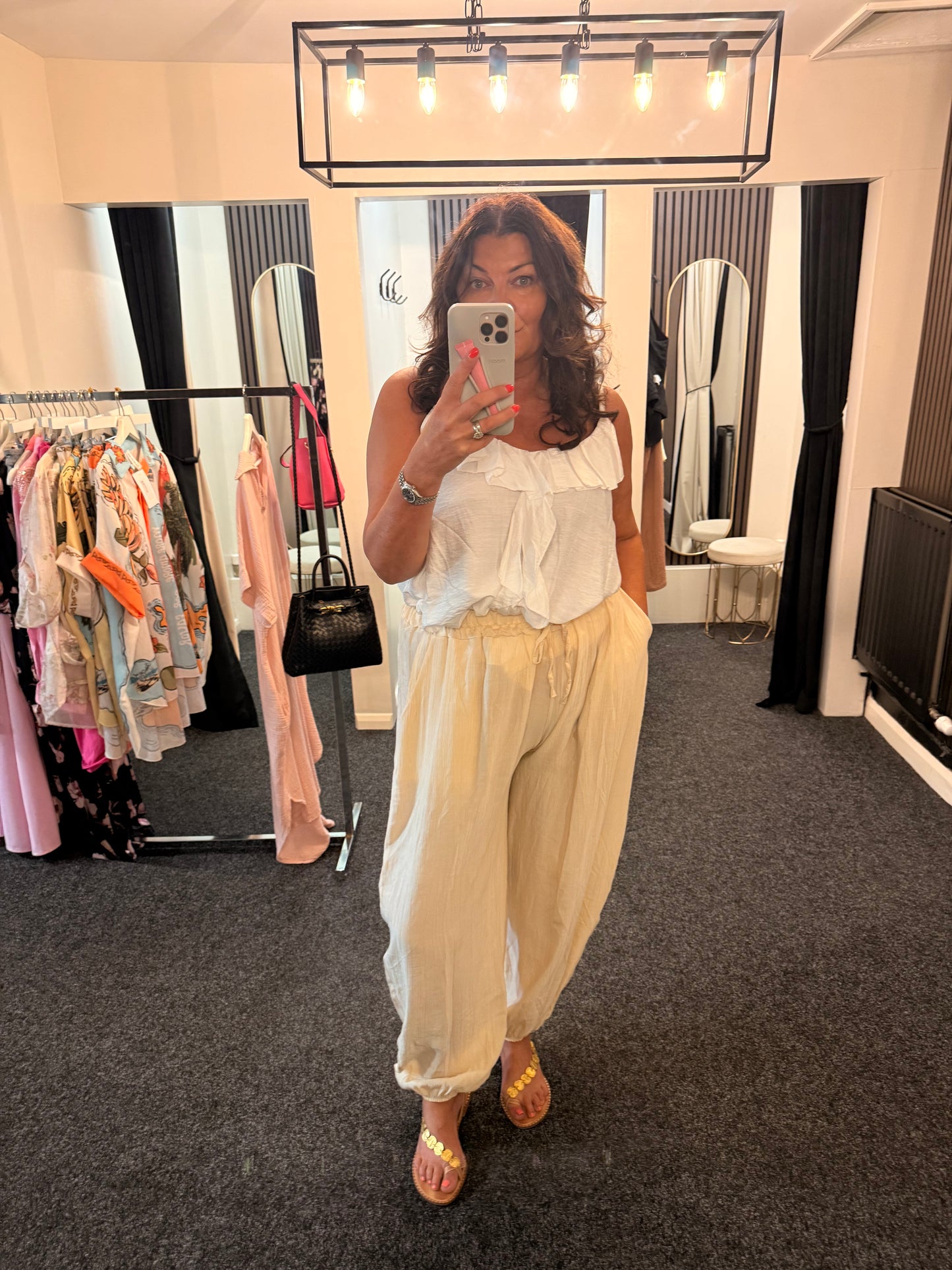 GARDA FRILL TOP