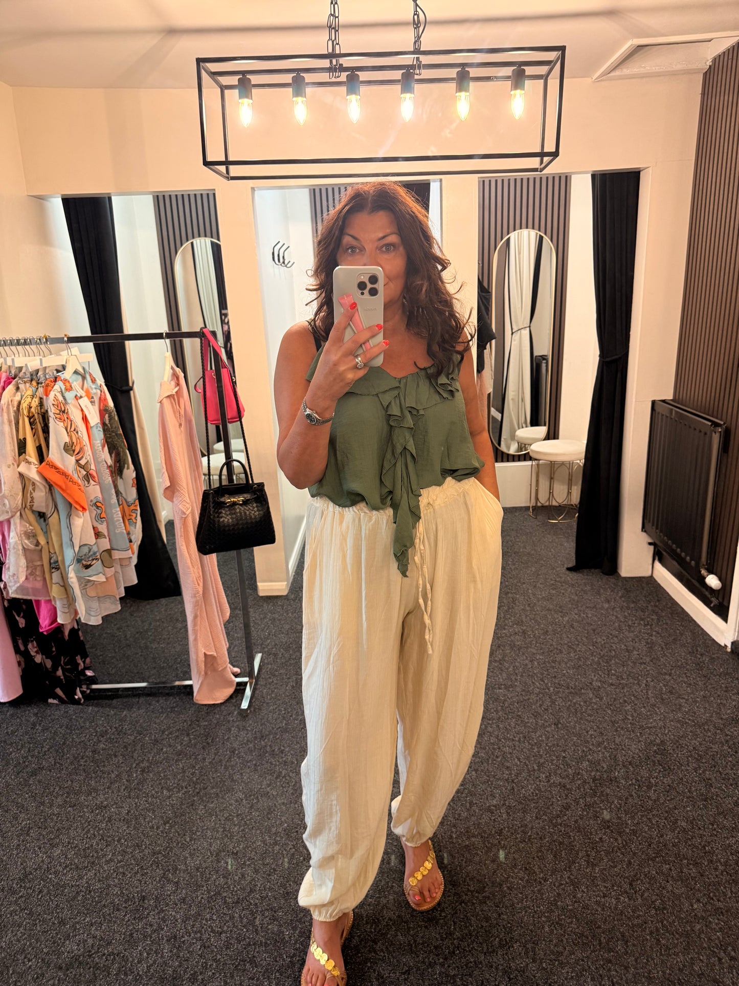 GARDA FRILL TOP
