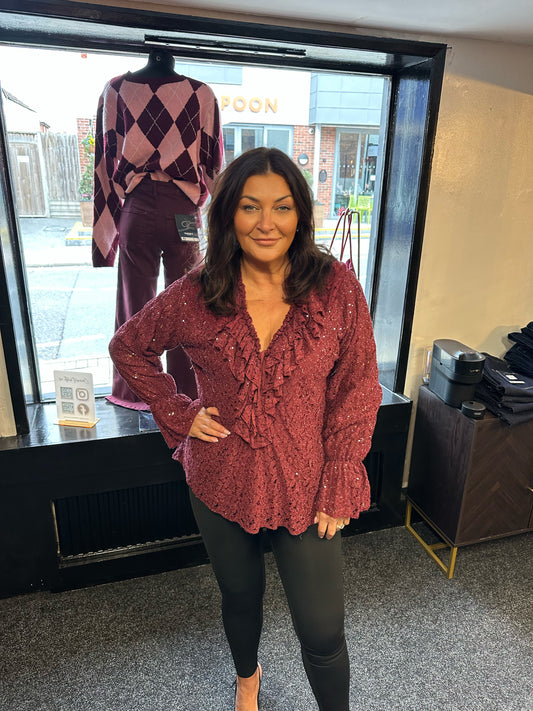 Ria Ruffle Blouse