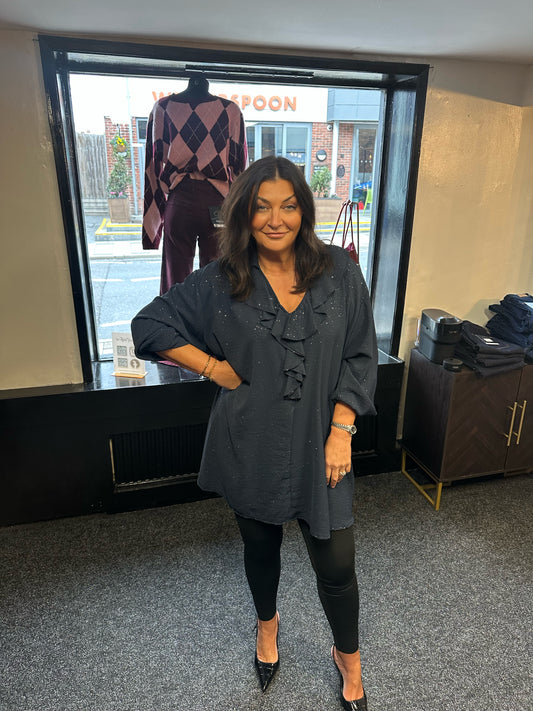 Marty Ruffle Blouse