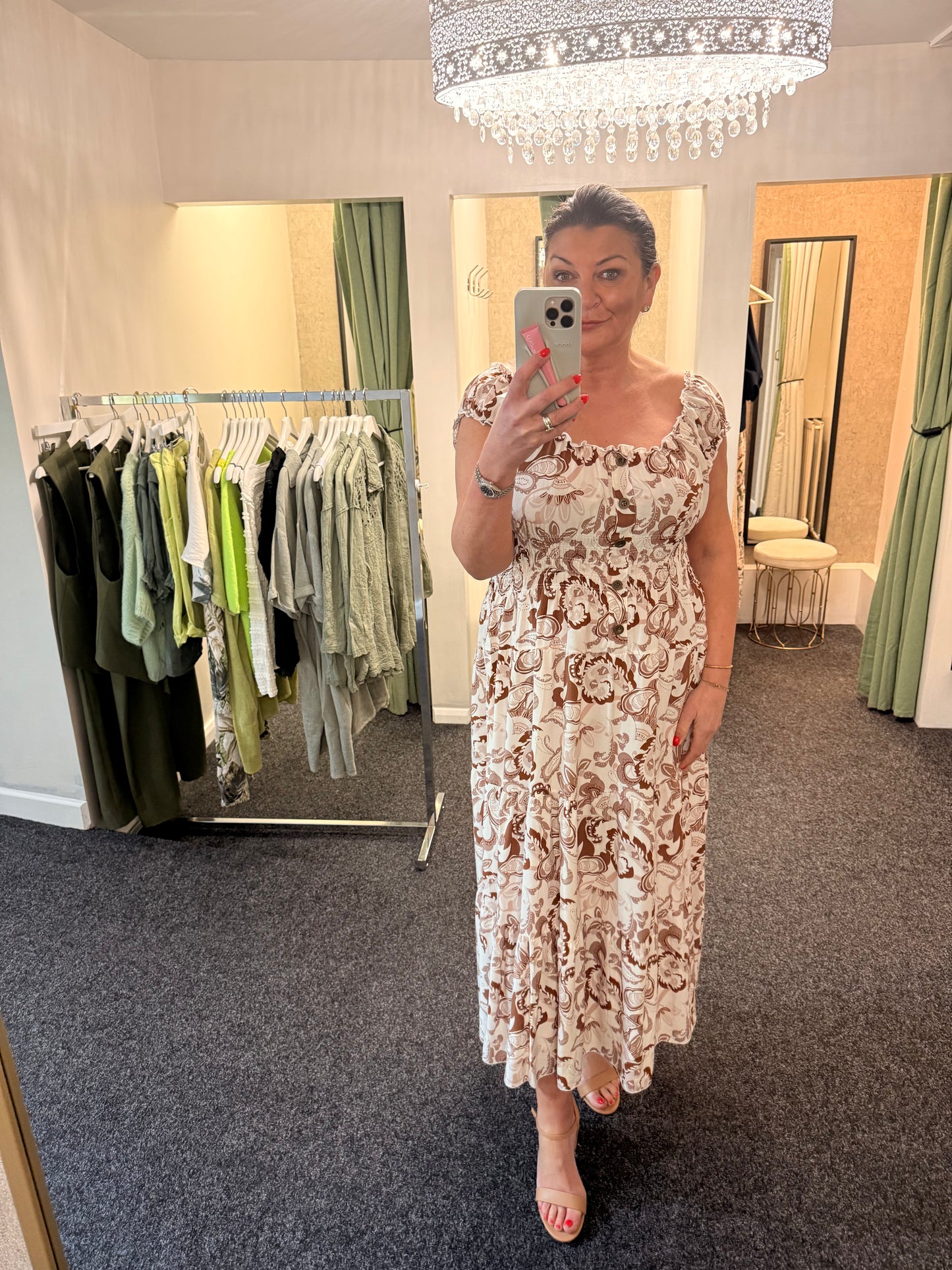 BRIANNA BARDOT DRESS