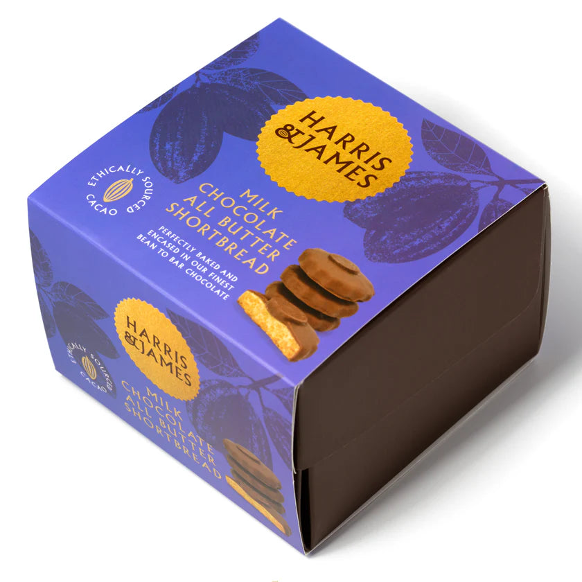 H&J Milk Chocolate All Butter Shortbread Biscuits