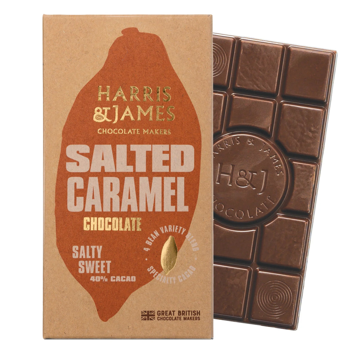 H&J Salted Caramel Chocolate Bar