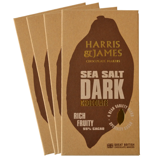 H&J Sea Salt Dark Chocolate Bar