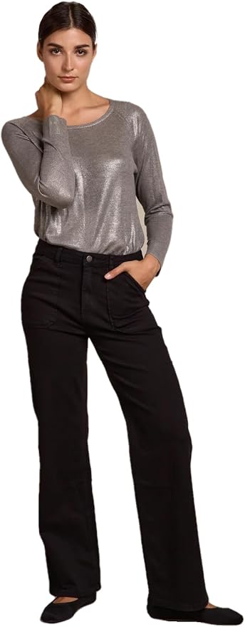 Toxic Black Straight Jean