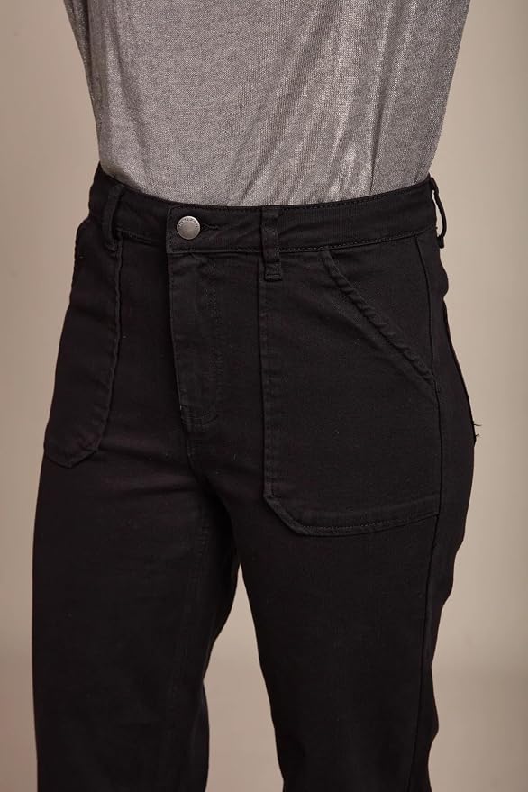 Toxic Black Straight Jean